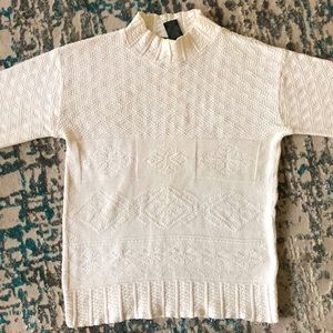 Vintage 90’s Hunt Club Petite White Knit Sweater
